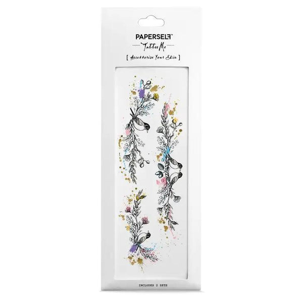PAPERSELF Temporary Tattoo Skin Accessories | Love Birds