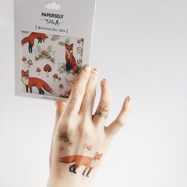 PAPERSELF Temporary Tattoo Skin Accessories | Mr Fox