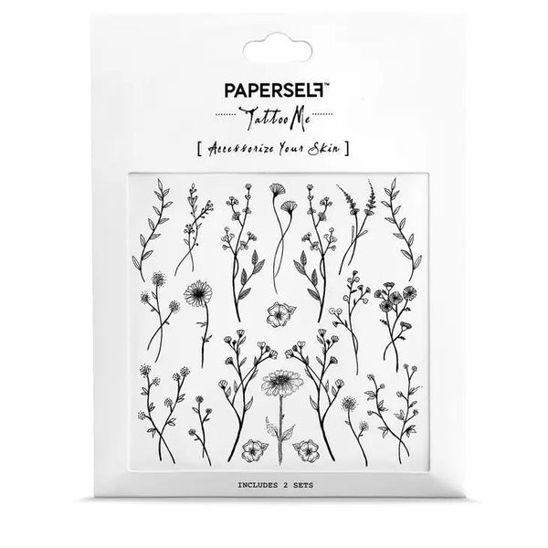 PAPERSELF Temporary Tattoo Skin Accessories | Wildflower