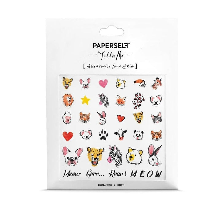 PAPERSELF Temporary Tattoo Skin Accessories | Zoo