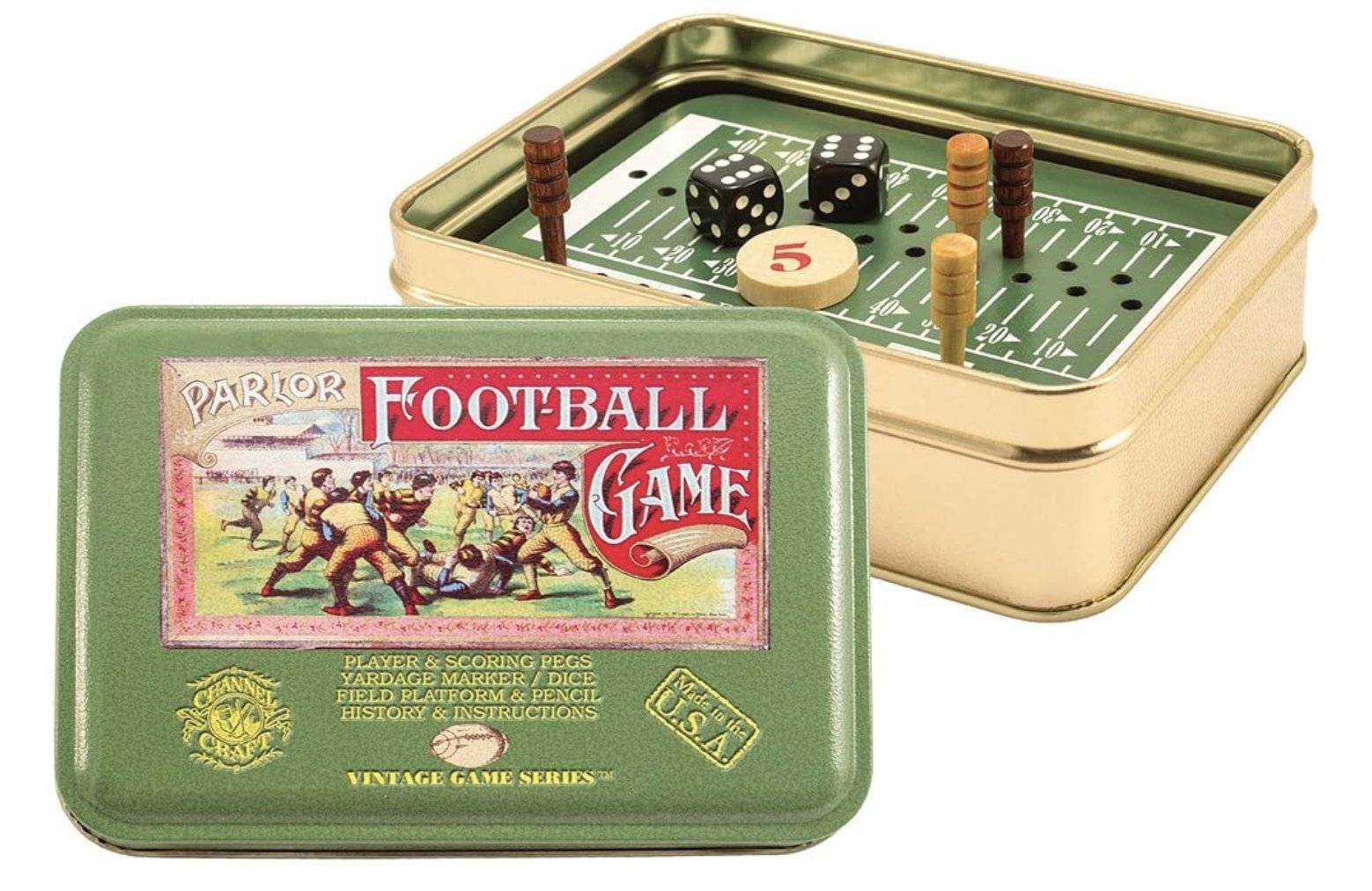 Parlor Football Vintage Game Series in Tin Box