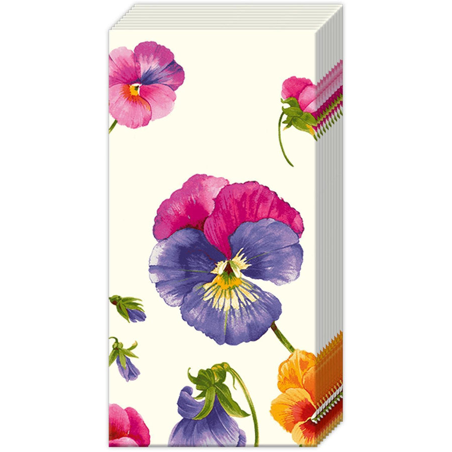 Paulina Pansy Pocket Tissues