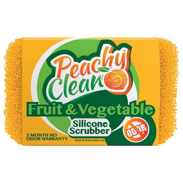 Peachy Clean Silicone Dish Scrubber | Fruit and Vegetable