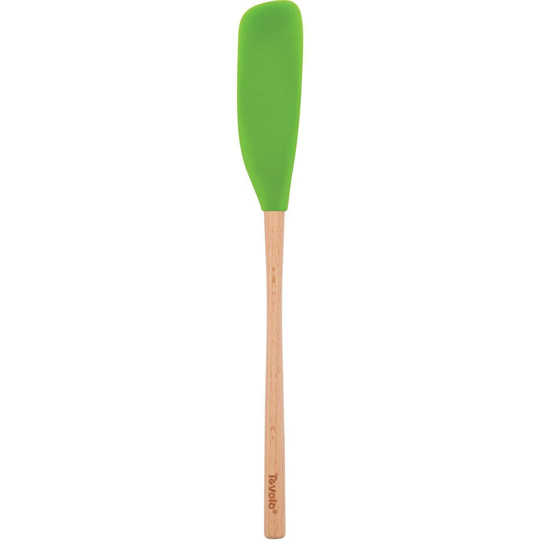 Flex-Core Wood Handled Jar Scraper Pesto Green