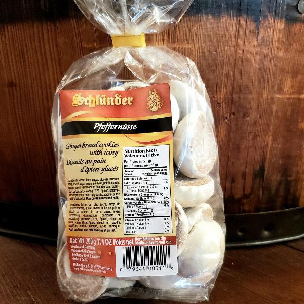Pfeffernuesse Gingerbread Cookies Schluender