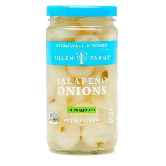 Pickled Jalapeño Onions in Vermouth
