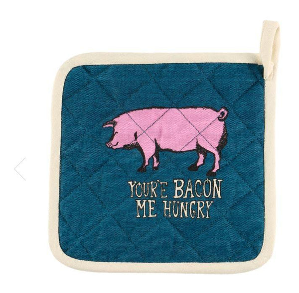 Pig Bacon Me Hungry Pot Holder