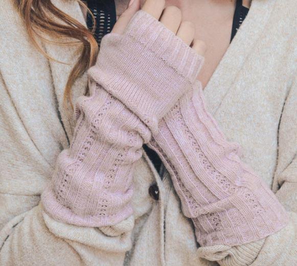 Pink Arm Warmers