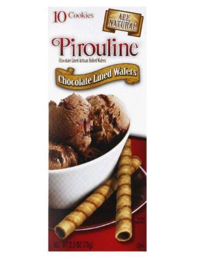 Pirouline Chocolate Lined Wafers