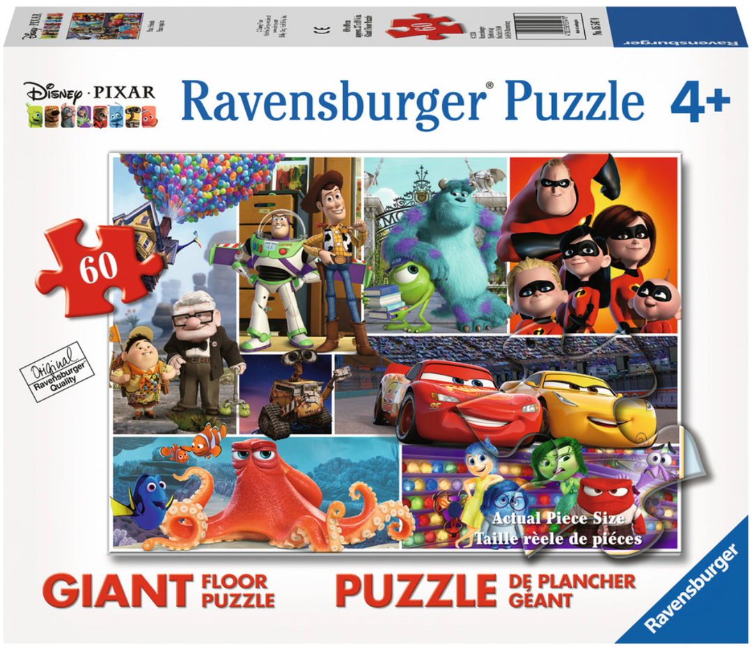 Pixar Friends 60 piece Shaped Floor Puzzle by Ravensburger
