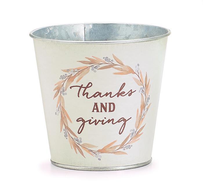 Planter Pot Cover | Thanks & Giving