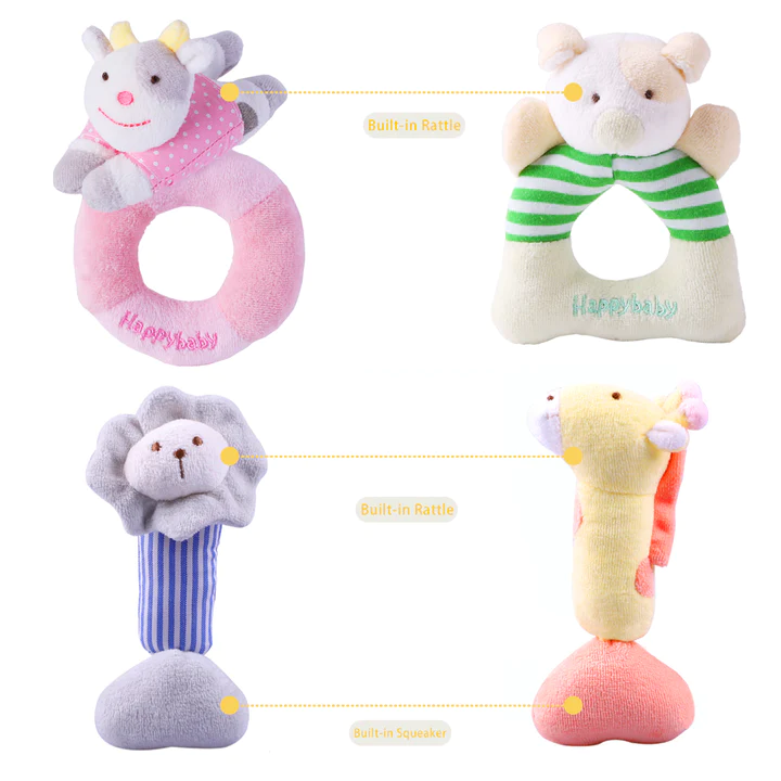 Plush Baby Rattles | Happy Baby House