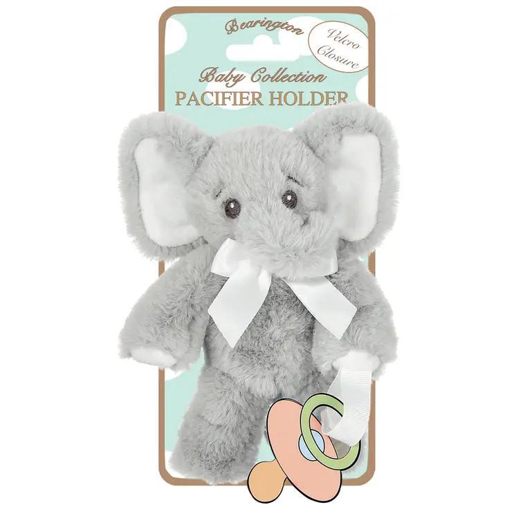 Plush Pacifier Holder | Spoutsy the Elephant