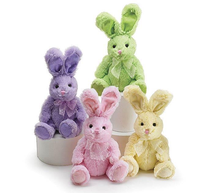 Plush Spring Colors Bunny