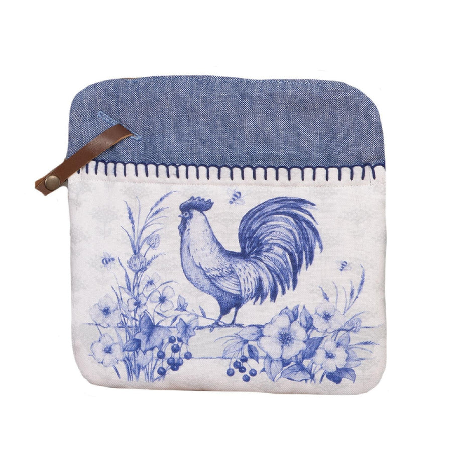 Pocket Oven Mitt | Blue Rooster