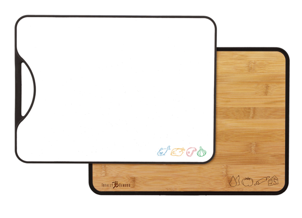 Poly-Boo Reversible Bamboo & Poly Cutting Board 15" x 11" by Totally Bamboo