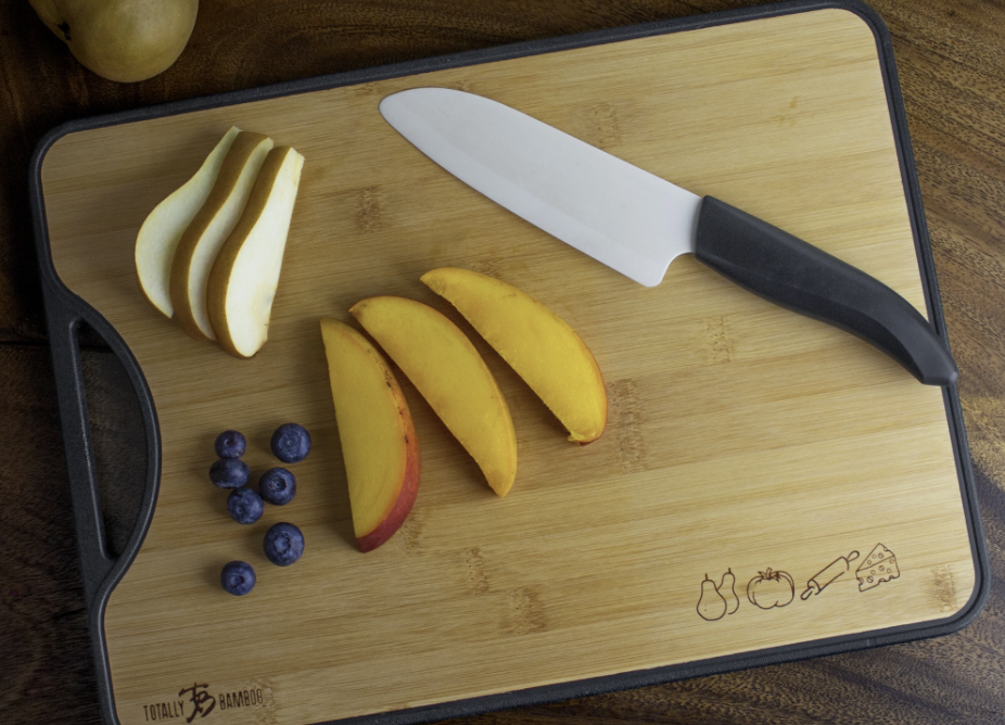 Poly-Boo Reversible Bamboo & Poly Cutting Board 15" x 11" by Totally Bamboo