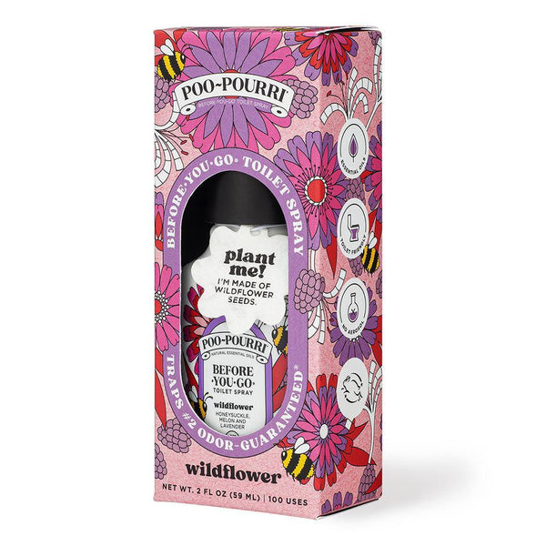 Poo-Pourri Before-You-Go Toilet Spray | Wildflower Limited Edition