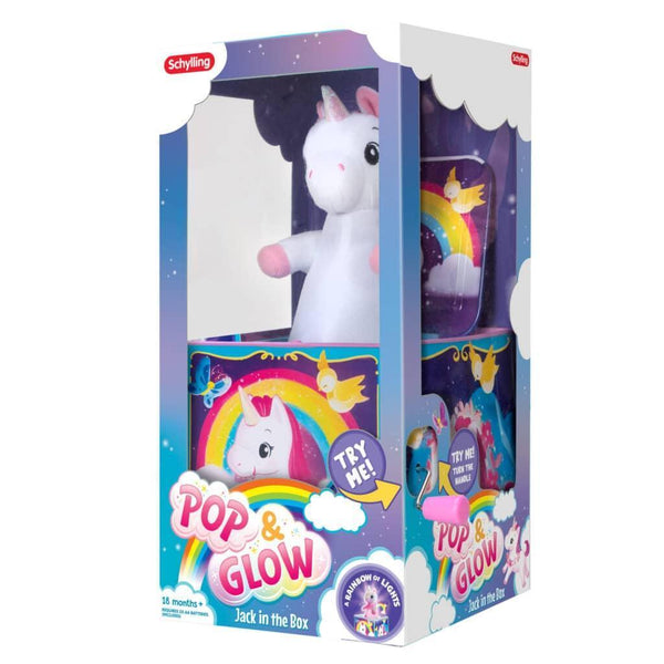 Pop & Glow Unicorn Jack in the Box