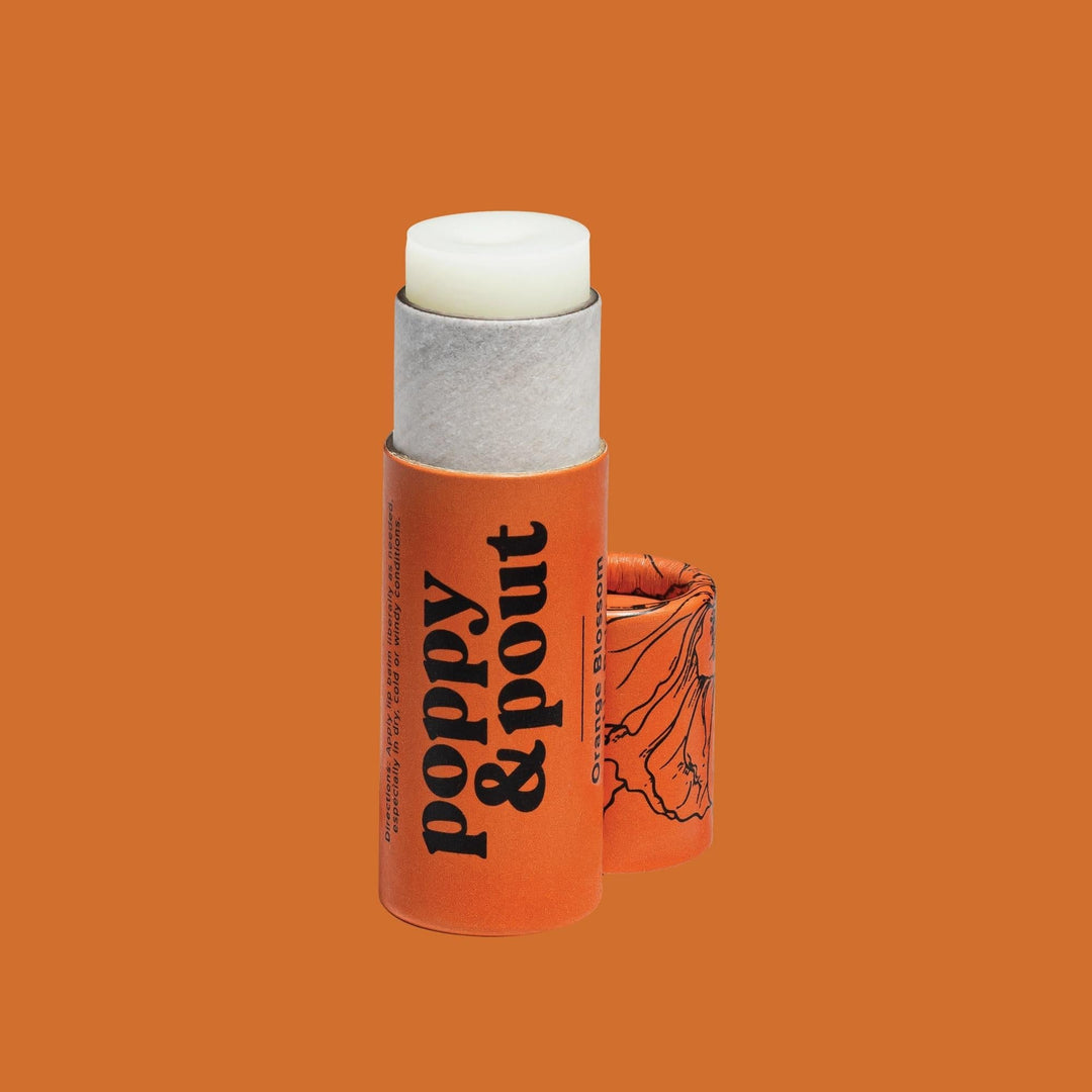 Poppy & Pout Natural Lip Balm | Orange Blossom