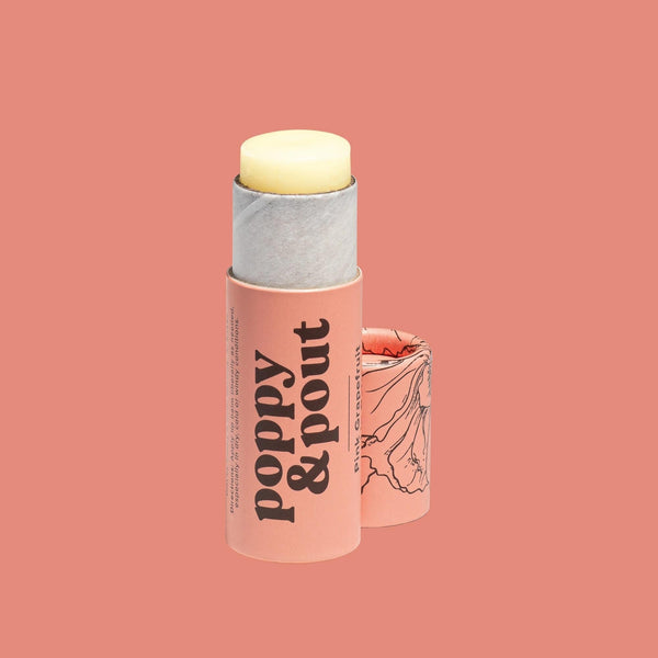 Poppy & Pout Natural Lip Balm | Pink Grapefruit