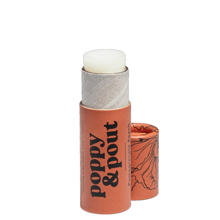 Poppy & Pout Natural Lip Balm | Pomegranate Peach