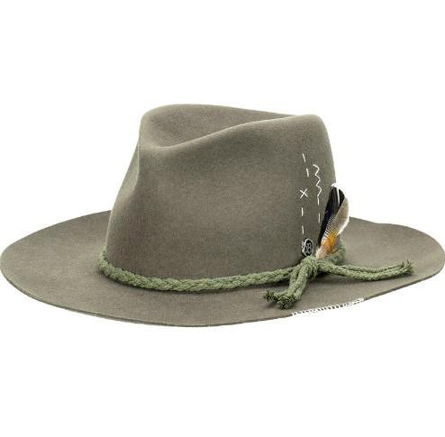 Postino Wool Felt Fedora | Olive