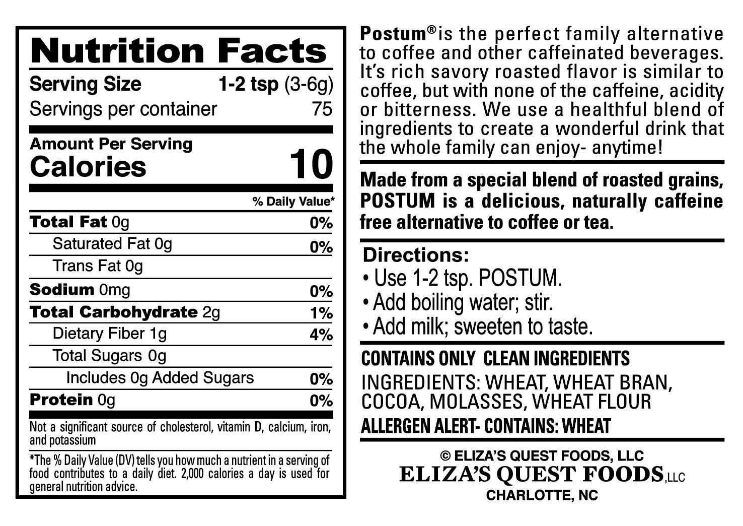 Postum Cocoa Blend