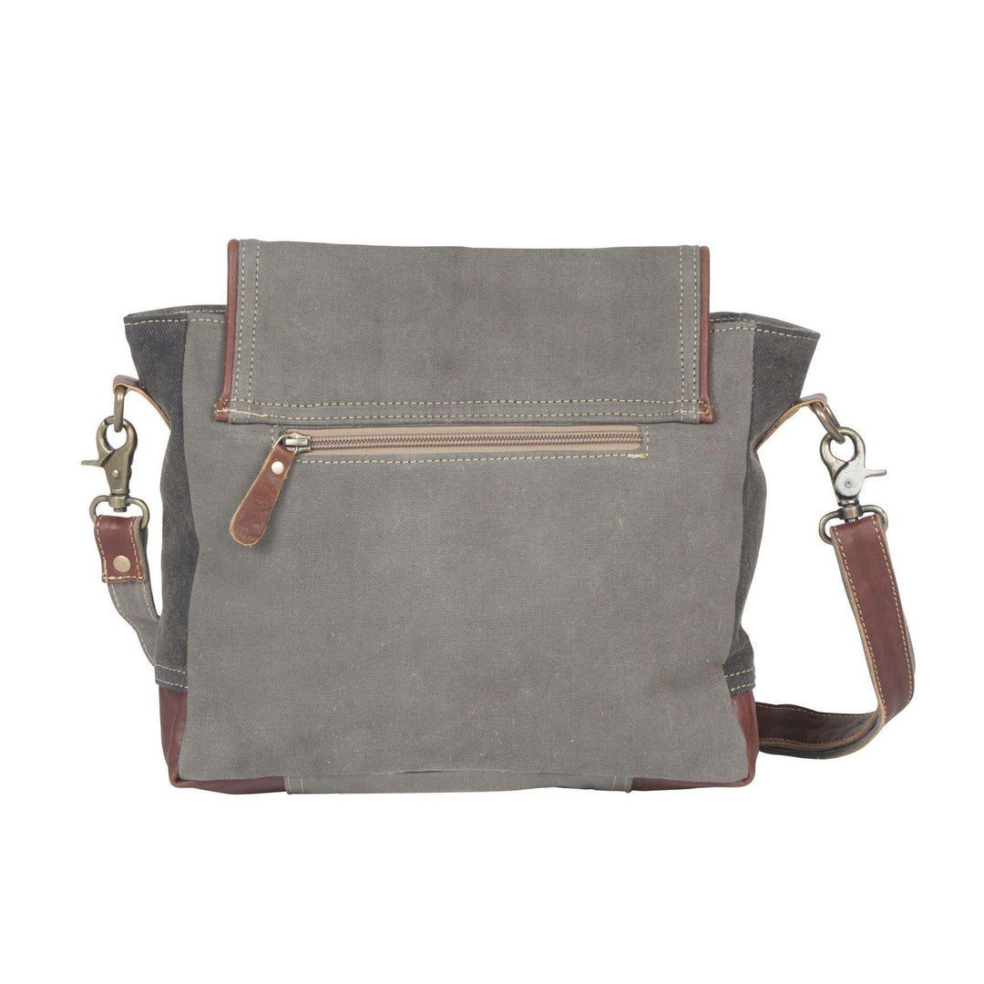 Preppy Grey Shoulder Bag