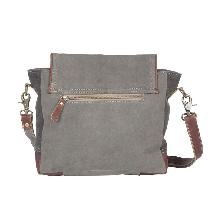 Preppy Grey Shoulder Bag