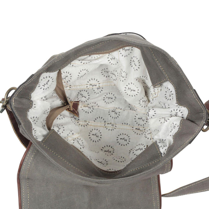 Preppy Grey Shoulder Bag