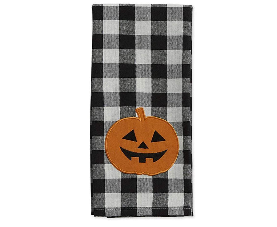 Pumpkin Embellished Kitchen Towel