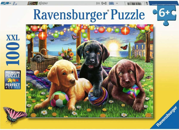 Puppy Picnic 100 Piece Puzzle by Ravensburger