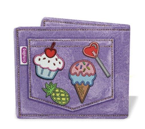 Kids Wallets Purple Food