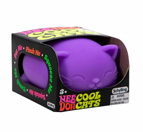 Nee Doh Cool Cats Fidget Toy Purple