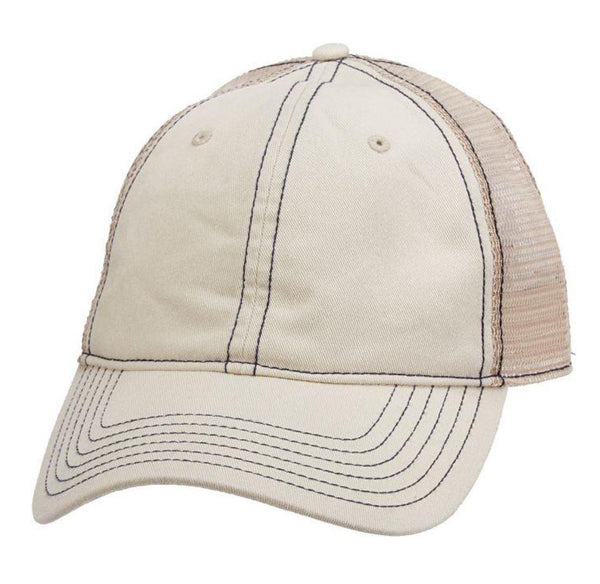 Unstructured Cotton with Mesh Baseball Cap | Spruce Putty