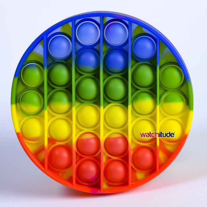 Rainbow Disc - POP'd by Watchitude - Bubble Popping Toy