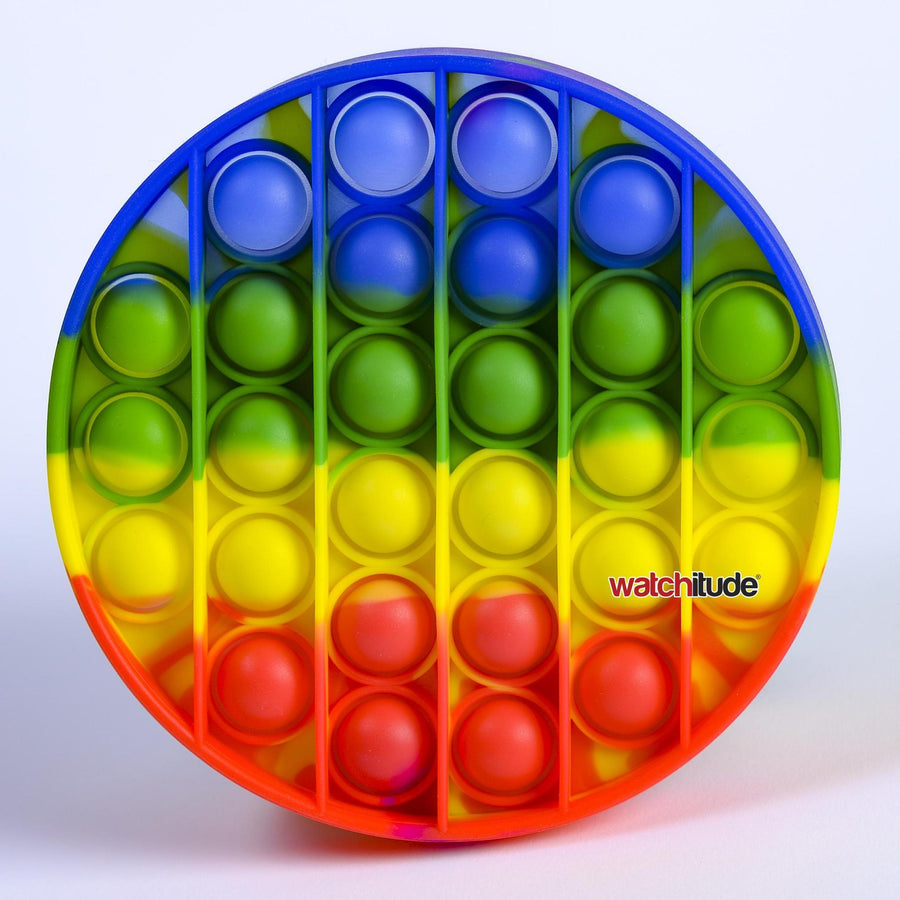 Rainbow Disc - POP'd by Watchitude - Bubble Popping Toy