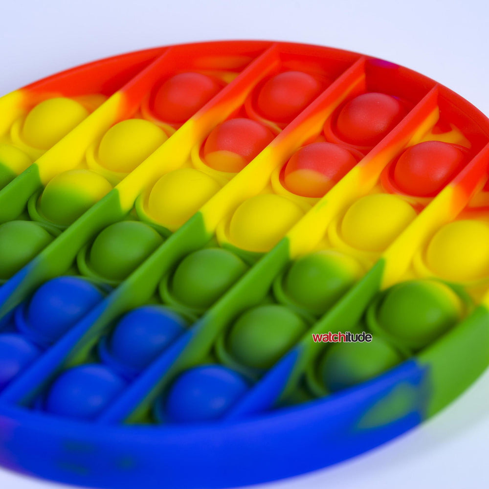 Rainbow Disc - POP'd by Watchitude - Bubble Popping Toy