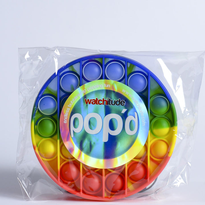 Rainbow Disc - POP'd by Watchitude - Bubble Popping Toy