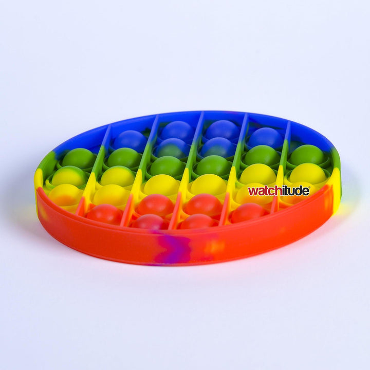 Rainbow Disc - POP'd by Watchitude - Bubble Popping Toy