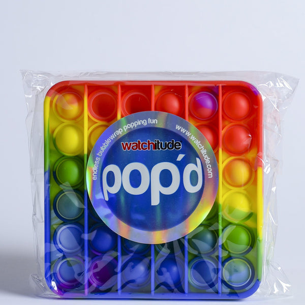 Rainbow Square - POP'd by Watchitude - Bubble Popping Toy