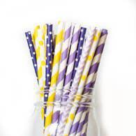 Colorful Paper Straws Rapunzel