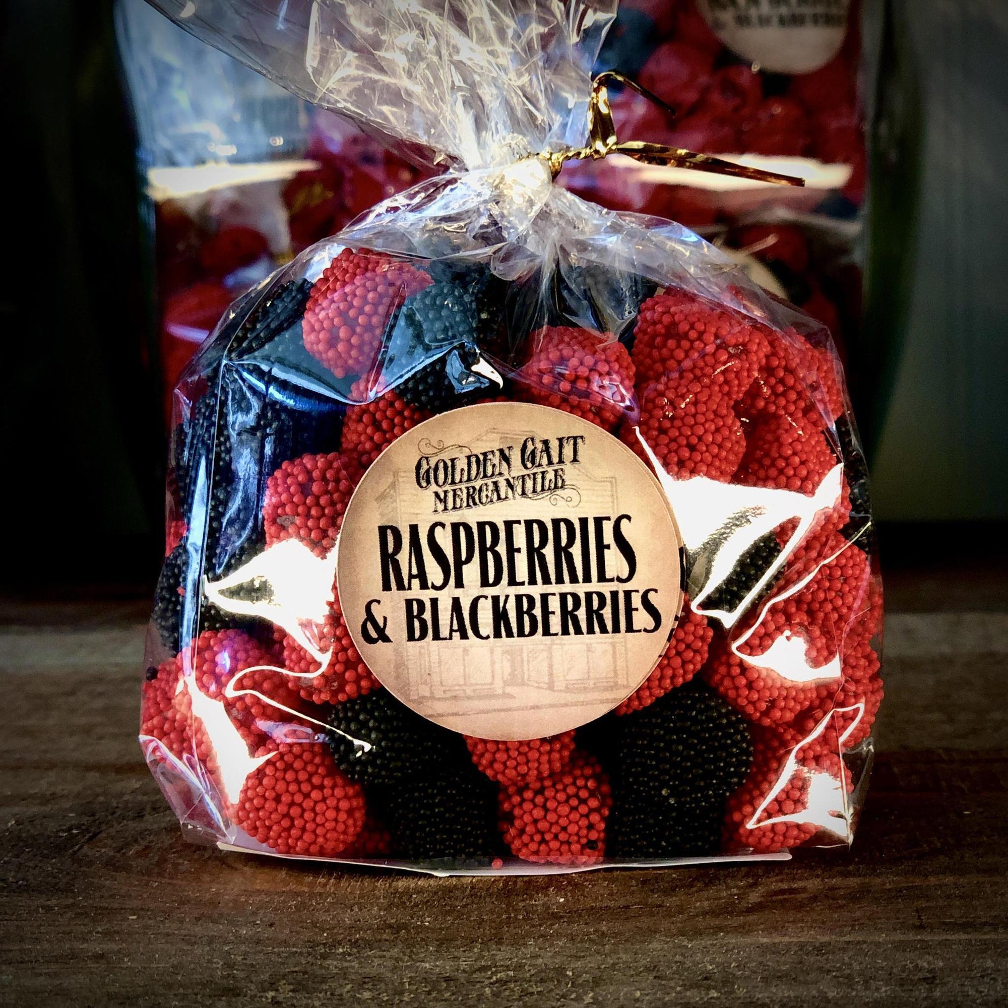 Raspberries and Blackberries Candy