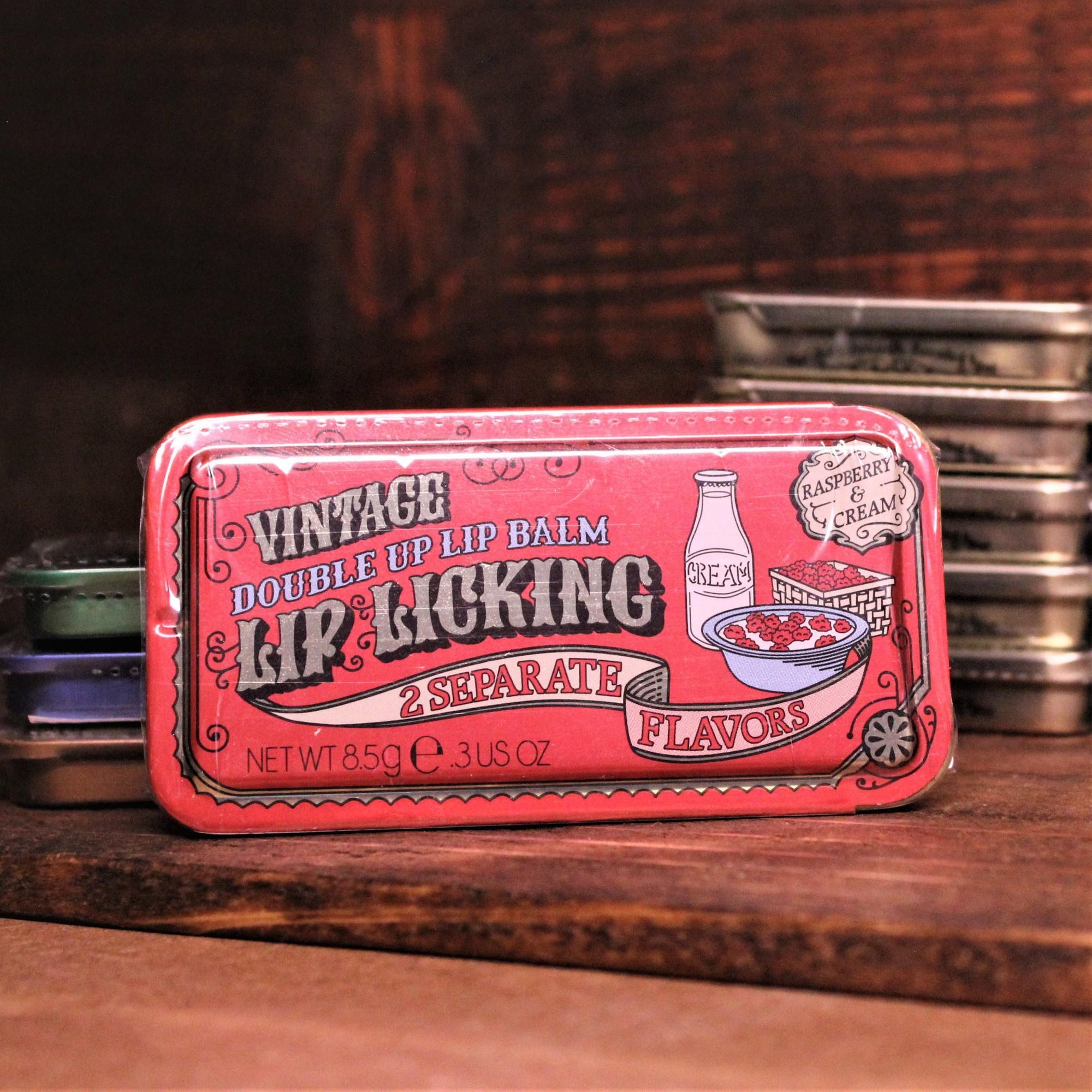 Vintage Double Up Lip Licking Tins