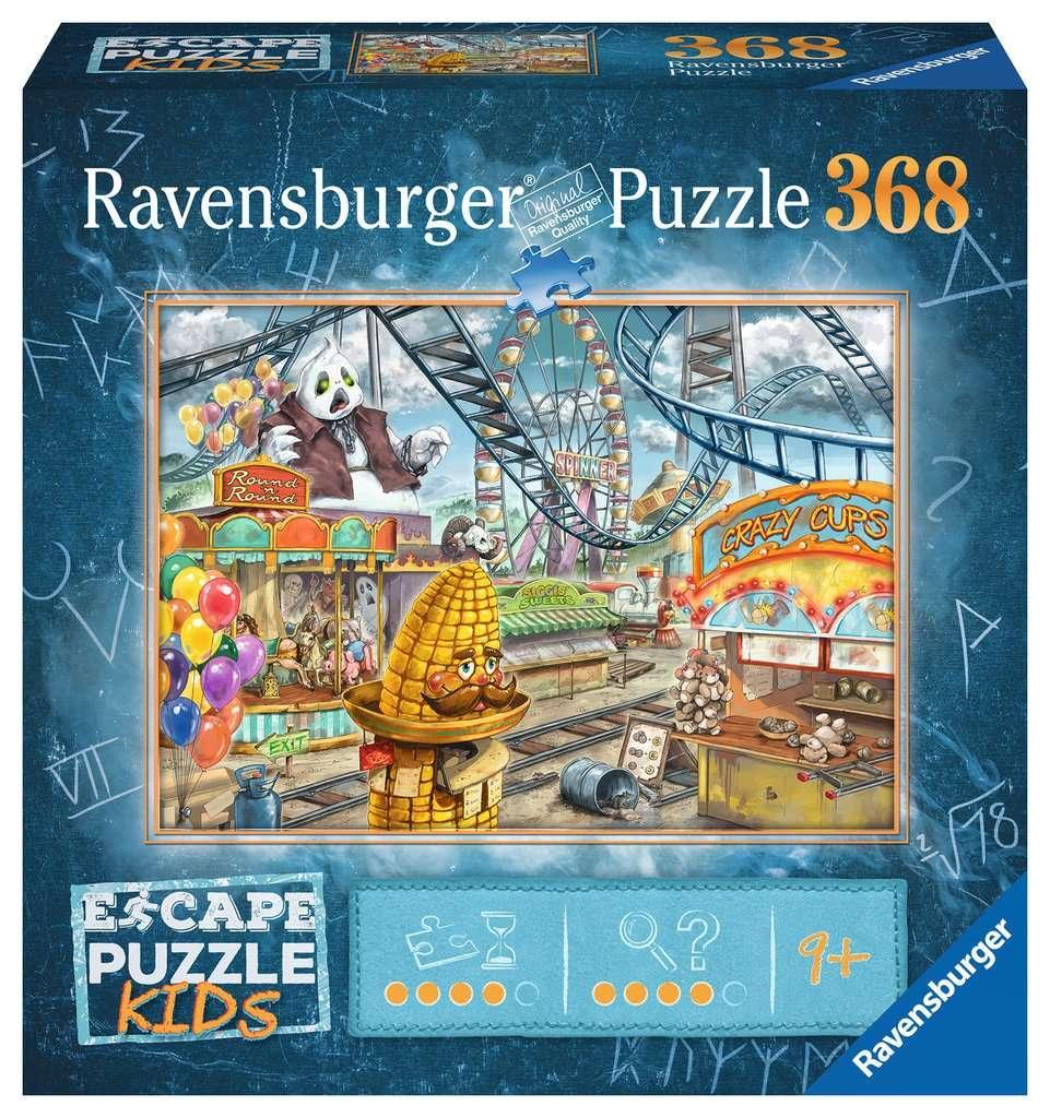 Ravensburger | Escape Kids Puzzle: Amusement Park Plight 368 Jigsaw Puzzle