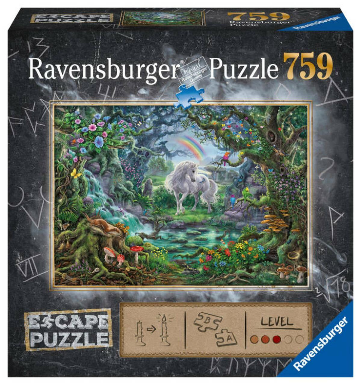 Ravensburger | Escape Puzzle: Unicorn 759 Piece Jigsaw Puzzle