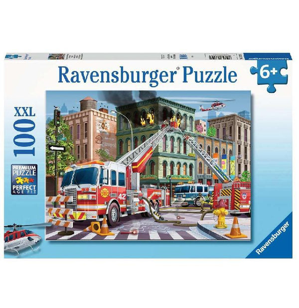 Ravensburger | Fire Truck Rescue 100 Piece Jigsaw Puzzle
