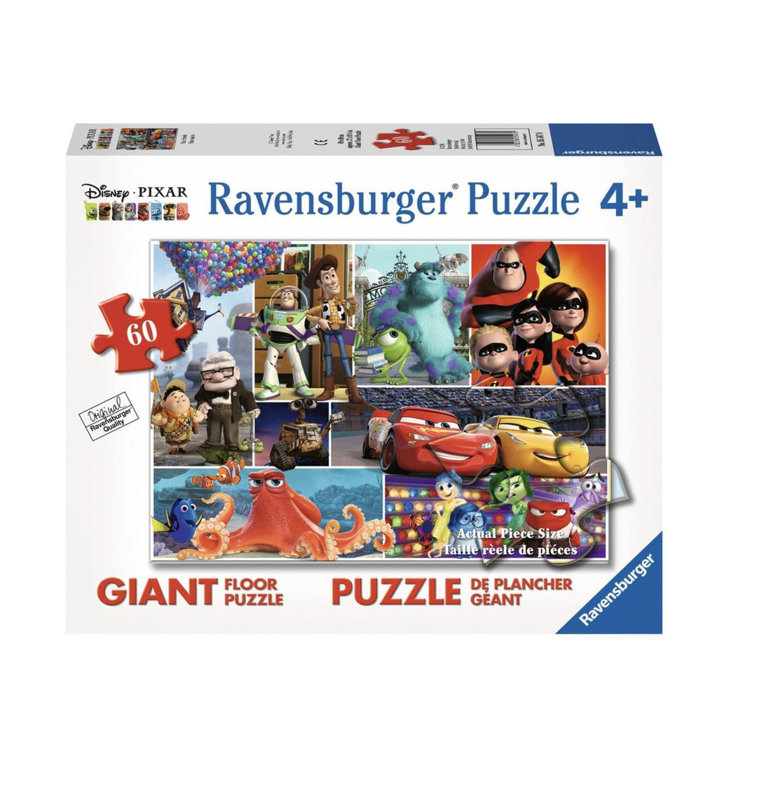 Ravensburger Giant Shaped Floor Jigsaw Puzzle | Pixar Friends 60 Piece