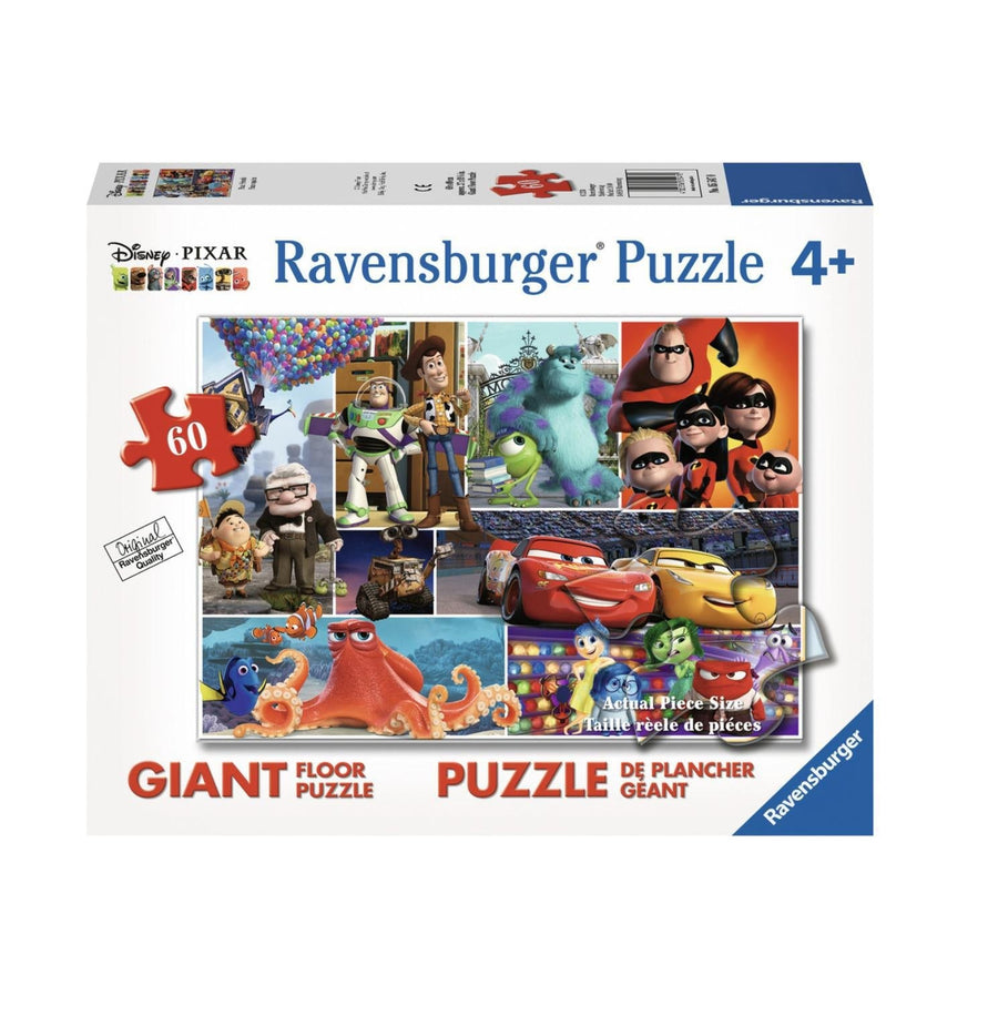 Ravensburger Giant Shaped Floor Jigsaw Puzzle | Pixar Friends 60 Piece
